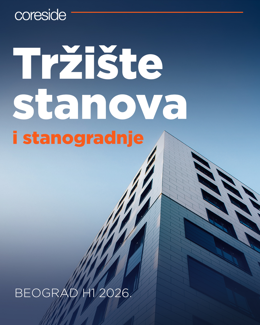 Tržište stanova i stanogradnje, Beograd, H1 2026